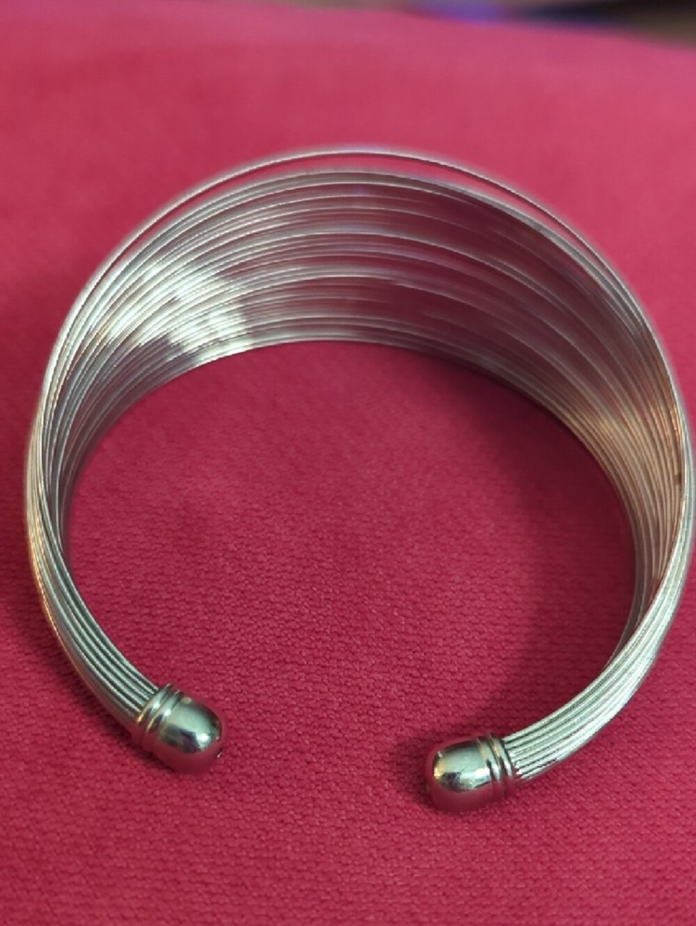 Silver Multi-Wire Wrap Bracelet - Women Jewelry